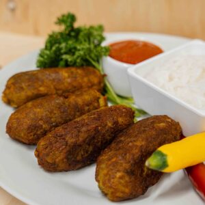 Wegańskie klopsy warzywne z soczewicy